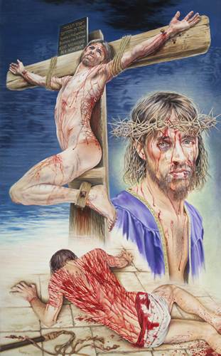 Jesus Christ - The Crucifixion Painting